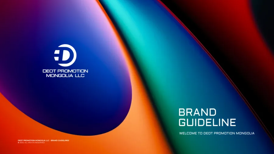 DEOT Promotion Mongolia LLC — Brand book